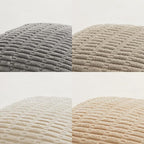 Fancy Homi 4 Packs Neutral Long Lumbar Decorative Throw Pillow Covers 14x24 Inch for Living Room Couch Bed, Boho Home Decor, Soft Striped Corduroy Rectangle Accent Grey Cushion Case 35x60 cm