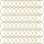 60Pcs Macrame Hoops Ring, BetterJonny 3 Inch Metal Craft Ring Gold Dream Catcher Rings Wreath Hoop Rings for Home Decorations DIY Crafts and Wall Hanging Crafts