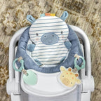Ingenuity Prop Spot Learn-to-Sit Floor Seat for Baby, Removable Tray, 2 Linkable Toys, Tummy Time Mat, Unisex, for Ages 4-12 Months - Casi