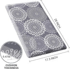 LuxStep Kitchen Mat Waterproof Kitchen Rugs for Floor Cushioned Anti-Fatigue Mat Non-Slip Standing Desk Mat Comfort Floor Mats for House Sink Office 17.3" x 28" Grey