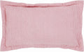 Better Trends Jullian Collection is Super Soft and Light Weight in Bold Stripes Design 100% Cotton Tufted Unique Luxurious Machine Washable Tumble Dry, King Sham, Pink