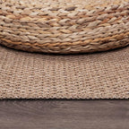 CAMILSON Indoor and Outdoor Runner Rug Natural Solid Boho Woven Design Easy-Cleaning Non Shedding Farmhouse Living Room Bedroom Garden Patio and Kitchen Washable Outside Carpet Alfombras (2x7)