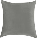 NiNi ALL Decorative Throw Pillow Covers Pack of 2, Velvet Throw Pillow Cases for Couch Pillows Cover Bedroom Living Room Outdoor, Pillow Covers 24x24 Inch Grey