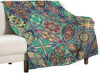 Vintage Mandala Throw Blanket Bohemian Boho Colorful Blanket for Sofa Bed Couch Chair Or Dorm 60"x80"