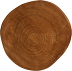 Creative Co-Op Decorative Paulownia Wood Pedestal, Dark Brown