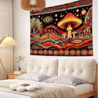 Yeoiat Tapestry Mystical Mushroom Tapestries Fantasy Tapestries Bohemian Forest Wall Tapestry Bedroom Dormitory Living Room Decoration 90"x70"
