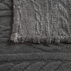YUSOKI Queen Size Blanket Single Layer,Weight(4.4lb),370GMS-3D Stylish Design for Gift Home Decor (Grey,90"x90")