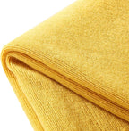 Homiest Decorative Knitted Throw Blanket with Fringe, Lightweight Acrylic Knit, Soft & Cozy Tassel Blanket for Couch, Sofa, Bed (Yellow, 60 x 80 Inch)