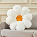 21.65In Cute White Flower Throw Pillow Floor Cushion Pillow as Room Decor Desk Chair Cushion Decorative Bed Throw Pillows for Girls Adults