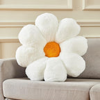 21.65In Cute White Flower Throw Pillow Floor Cushion Pillow as Room Decor Desk Chair Cushion Decorative Bed Throw Pillows for Girls Adults