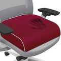 Seat Cushion for Tailbone Pain Relief, Office Chair Cushion, Memory Foam Large Chair Cushion with Non-Slip Cover for Soft Support at Office Chair, Car Seat, Airplane Red/2X-Large