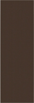 EARTHALL Woven Runner Rug 2.6x8 Ft Washable Runners for Hallways Wide Non Slip Rubber Backed Kitchen Runner Braided Indoor Floor Carpet for Entryway Hallway Kitchen Bedroom, Brown