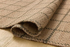 Loloi Chris Loves Julia Fletcher Collection FLE-01 Natural/Olive 7'-9" x 9'-9", .37" Pile Height, Area Rug