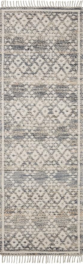 Loloi Angela Rose Rivers Collection RIV-01 Denim/Ivory 8'-6" x 11'-6" Reversible Area Rug