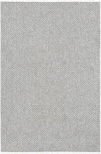 LUXE WEAVERS Solid Machine Woven White Dark Gray 4x6 Area Rug, Indoor Stain-Resistant Carpet