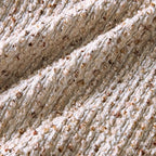 Decorative Couch Throw Pillow Covers 22x22 Beige Striped Soft Wool Pillow Covers Neutral Textured Boho Cushion Covers for Modern Farmhouse Sofa Bedroom Living Room Decor SY011-A22