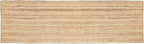 Ramanta Home Hand Woven Jute Braided Rug 2'x6' - Natural, Boho Reversible Floor Carpet for Living Room, Farmhouse Accent Rugs for Kitchen, Bedroom, Nursery, Kids Room, Patio - 24X72 Inch
