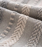 Boho Throw Pillow Covers 18x18 Inch Set of 2, Farmhouse Decorative Couch Pillow Cases, Grey Accent Pillows of Bed, Sofa Bedroom Living Room Home Decor Cushion Cover