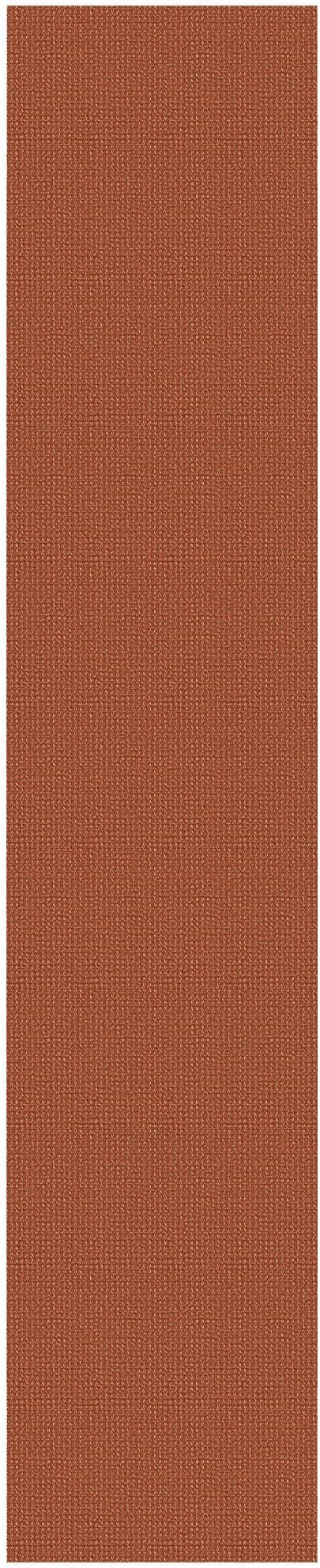 EARTHALL Woven Runner Rug 2x12 Ft Washable Runners for Hallways Extra Long Cotton Non Slip Rubber Backed Kitchen Runner Braided Indoor Floor Carpet for Entryway, Hall, Kitchen, Rustic Orange/Tan