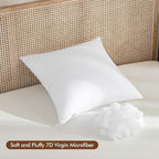 MIULEE 24x24 Inch Throw Pillow Insert Premium Throw Pillow Polyester Microfiber Stuffer Pillow for Sofa Bed Couch