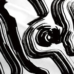 Abstract Black and White Brush Stroke Throw Pillow Covers 18x18 Set of 2, Modern Geometric Art Cushion Cases, Minimalist Boho Decorative Pillowcases for Farmhouse Sofa Couch Living Room Bedroom Decor