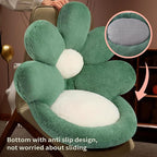 Ditucu Flower Shape Chair Pillow Cute Seat Cushion 21 inch Comfy Lazy Sofa Floor Pillows Dorm Seating for Bedroom Decor Green