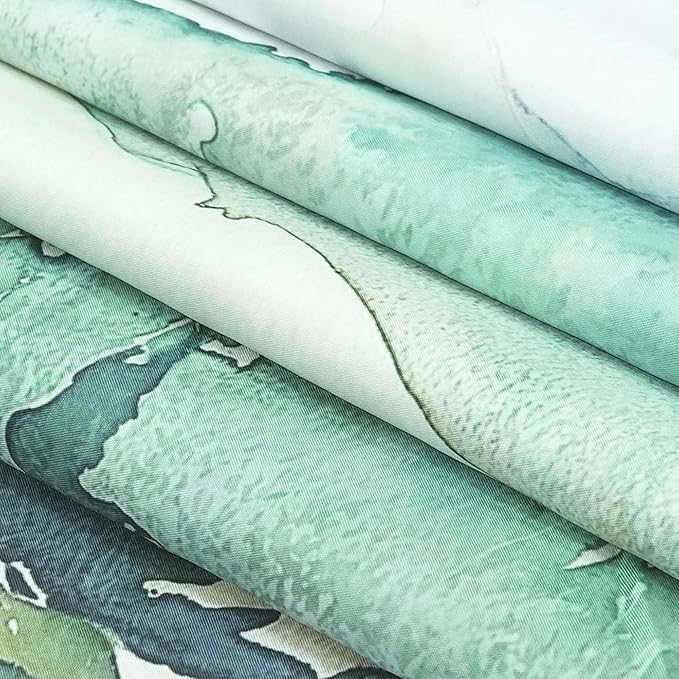 Accnicc Watercolor Forest Mountain Tapestry Green Nature Pine Tree River Wall Tapestry for Bedroom Aesthetic Misty Woods Birds Small Tapestries Wall Hanging for Living Room Dorm Decor 48 x 36 Inch