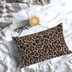 Brown Leopard Pillow Covers 12x20 Set of 2 Cheetah Throw Pillows Skin Animal Print Pillow Cases Modern Outdoor Decorative Pillows Farmhouse Soft Cotton Lumbar Cushion Case for Couch Home Bed