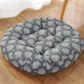 Generic Large Round Floor Cushion, Comfortable Cotton and Linen Boho Meditation Pillow Tatami Seating Cushion for Room Reading Book Nursery Room Balcony,T,60*60cm(2pcs)