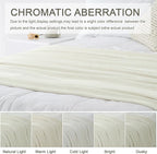 Chenille Throw Blanket for Couch 60"X 80" Twin, Soft Cozy Throws with Fringe Tassel for Bed Sofa Chair Cover, Lightweight Knitted Decorative Boho Blankets for Living Room, Ivory White