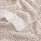 WRENSONGE Throw Blanket Cationic Dyeing Taupe Soft Cozy Fluffy Warm Hand Made Weave Throw Blankets for Couch, Sofa, Chair, Bed, Camping, Picnic, Travel Lightweight Bed Blanket - 60"*80"