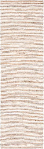SAFAVIEH Cape Cod Collection Area Rug - 2'3" x 8' Runner, Natural/Ivory, Geometric Design, Ideal for High Traffic Areas in Living Room, Bedroom, Dining (CAP151A)