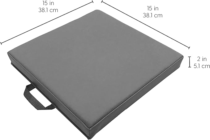 Factory Direct Partners SoftScape 15 inch Square Classroom Floor Cushions with Handles; Flexible Seating for Daycare, Preschool, Playroom; 2 inch Thick Deluxe Foam (6-Piece) - Contemporary, 12228-CT