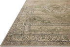 Loloi Amber Lewis Cambria Collection CBR-03 Sand/Olive 3'-6" x 5'-6" Accent Rug Jute, Neutral, Vintage Style, Antique Tone, Living, Bedroom, Dining, Carpet