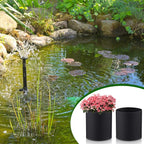 Norme 8 Pcs Aquatic Plant Pots for Pond, Pond Plant Baskets Heavy Duty Fabric Pots for Garden, Aquatic Plants, Bog Plants, Water Lily, Lotus, Flower(6 x 6 Inch)