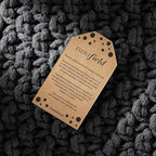 Casafield Square Pouf Ottoman, Black - 18.5" W x 18.5" D x 14.5" H Cotton Knit Foot Stool - Boho Floor Pouffe for Living Room, Bedroom, Home Office