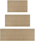 Artoid Mode Washable Non Slip Kitchen Rugs and Mats Set of 3, Rubber Backing Absorbent Kitchen Mats for Floor Front of Sink - 17"x29"+17"x36"+17"x47"