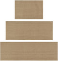 Artoid Mode Washable Non Slip Kitchen Rugs and Mats Set of 3, Rubber Backing Absorbent Kitchen Mats for Floor Front of Sink - 24"x36"+24"x60"+24"x72"