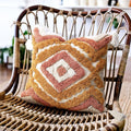 Merrycolor Boho Throw Pillow Covers 20x20 with Tassels, Decorative Pillow Covers Woven Tufted Bohemian Pillow Covers for Couch Sofa Bedroom Living Room