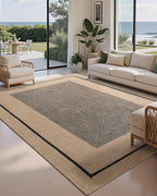 LUMI 5x8 Jute Area Rug for Living Room, Natural Handwoven Rugs Non Slip, Farmhouse Braided Carpets No Shedding for High Traffic, Dining Room, Indoor, Outdoor, Patio