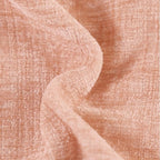 CaliTime Throw Pillow Covers Decorative 12 X 20 Inches Pack of 2 Cotton Thread Stitching Edges Solid Dyed Soft Chenille Cushion Cases for Couch Sofa Bed Living Room Farmhouse Dusty Pink