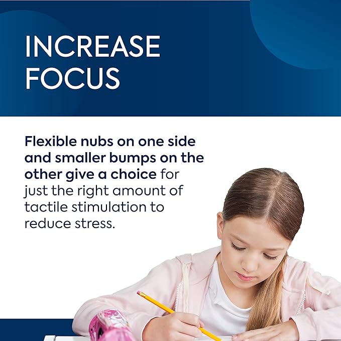 BouncyBand Wiggle Seat, Blue, 10-Pack – Small 10.75” D x 2.5” H Wobble Cushion for Kids Aged 3-7 – Sensory Tool Promotes Active Learning & Improves Productivity – Includes Pump for Easy-Inflation