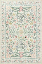 Lahome Boho Beige Rugs for Living Room 6x9, Washable Kids Rugs for Bedroom Girls, Farmhouse Soft Baby Carpet for Nursery, Non-Slip Carpet for Dining Room Playroom, Beige