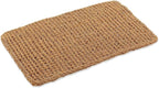 Kempf Dragon Weave Coco Coir Doormat, 22" x 36", Hand-Twisted Interwoven Fibers, Breathable Woven Backed Scraper Mat for Indoor Outdoor Entryways