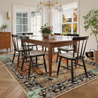 Moynesa Tiger 9x12 Rug, Boho Washable 9 x 12 Area Rugs for Living Room, Vintage Soft Large Dining Room Rug, Non Slip Ultra Thin Floor Carpet for Bedroom Guest Room Office, Camel
