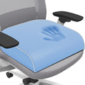 Seat Cushion for Tailbone Pain Relief, Office Chair Cushion, Memory Foam Large Chair Cushion with Non-Slip Cover for Soft Support at Office Chair, Car Seat, Airplane Light Blue/X-Large