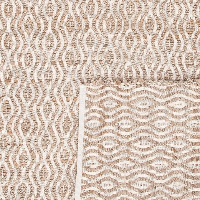 SAFAVIEH Cape Cod Collection Area Rug - 6' x 9', Natural, Handmade Flat Weave Jute, Ideal for High Traffic Areas in Living Room, Bedroom (CAP821I)