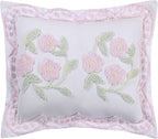 Better Trends Bloomfield Collection is Super Soft and Light Weight in Floral Design 100% Cotton Tufted Unique Luxurious Machine Washable Tumble Dry, Standard Sham, Rose