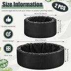 2 Pcs Floating Pond Planter Woven Fabric Floating Planters for Ponds Hydroponics Floating Planter for Ponds Water Features and Aquascape Decorations