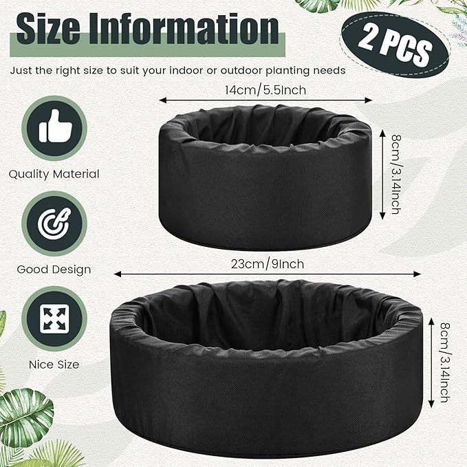 2 Pcs Floating Pond Planter Woven Fabric Floating Planters for Ponds Hydroponics Floating Planter for Ponds Water Features and Aquascape Decorations